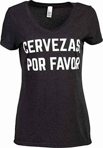 Cervezas, por forbe | מסיבה ספרדית מצחיקה שאומרת חולצת טריקו גרפית לחופשת מקסיקו לגברים